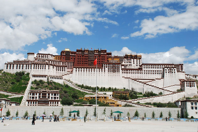 Der Potala Palast, das Wahrzeichen für Lhasa