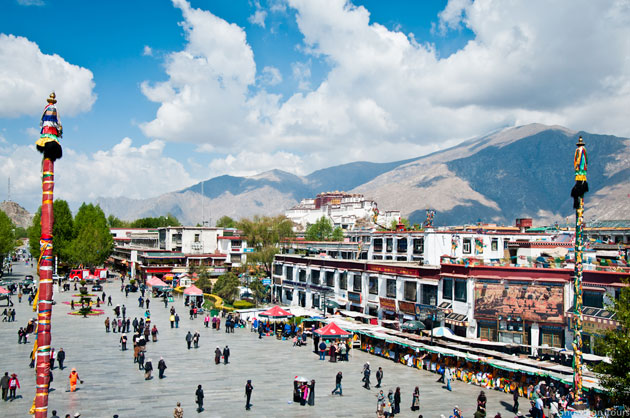 Jokhang und Barkhor Straße