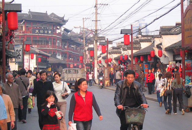 Die Altstadt Shanghai und der Yu Garten