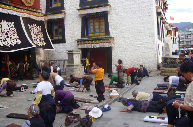 Barkhor Straße Lhasa